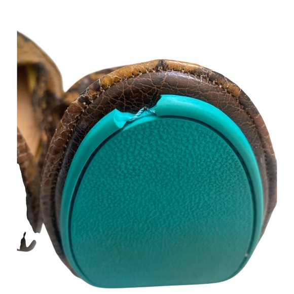 Tieks Mocha snake  size 8 like new left show some damage on the front see photo - Picture 11 of 16